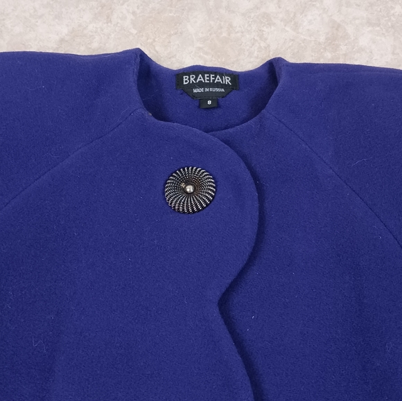 Vintage BRAEFAIR Coat Size 8 - Picture 4 of 10